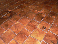 Barnwood Bricks End Grain Flooring